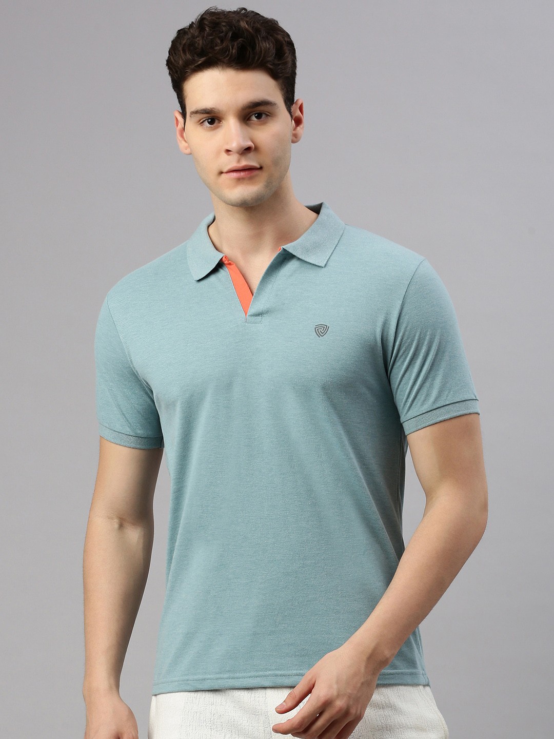 

Lux Cozi Polo Collar Lounge Tshirts, Green