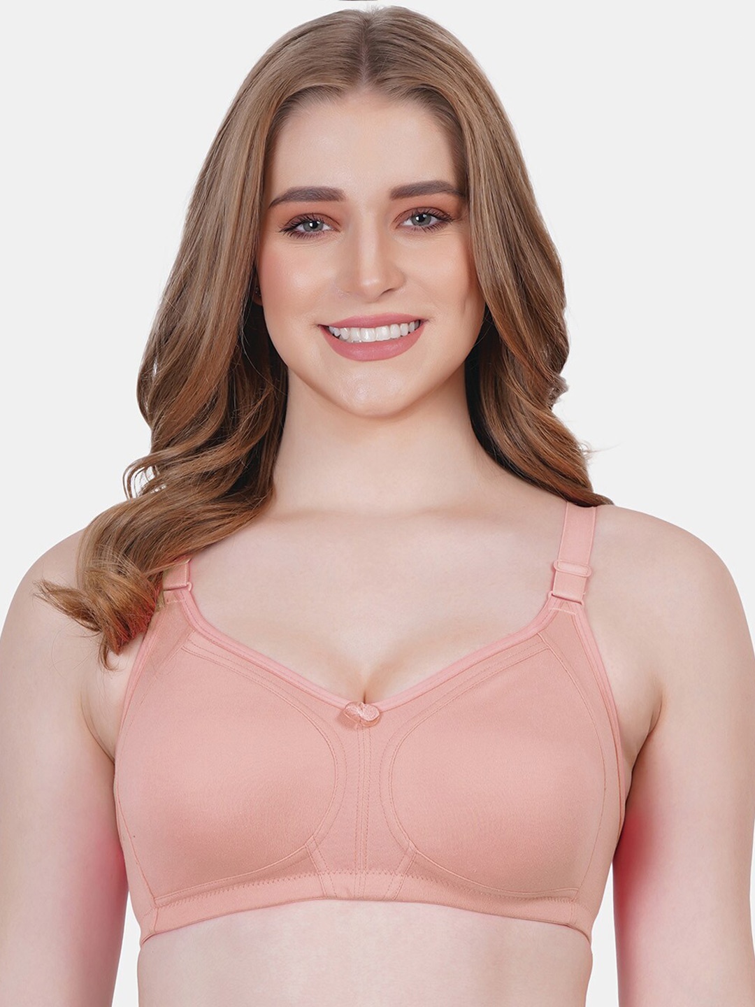 

Reveira Full Coverage All Day Comfort Super Support Dry Fit Everyday Bra, Fuchsia