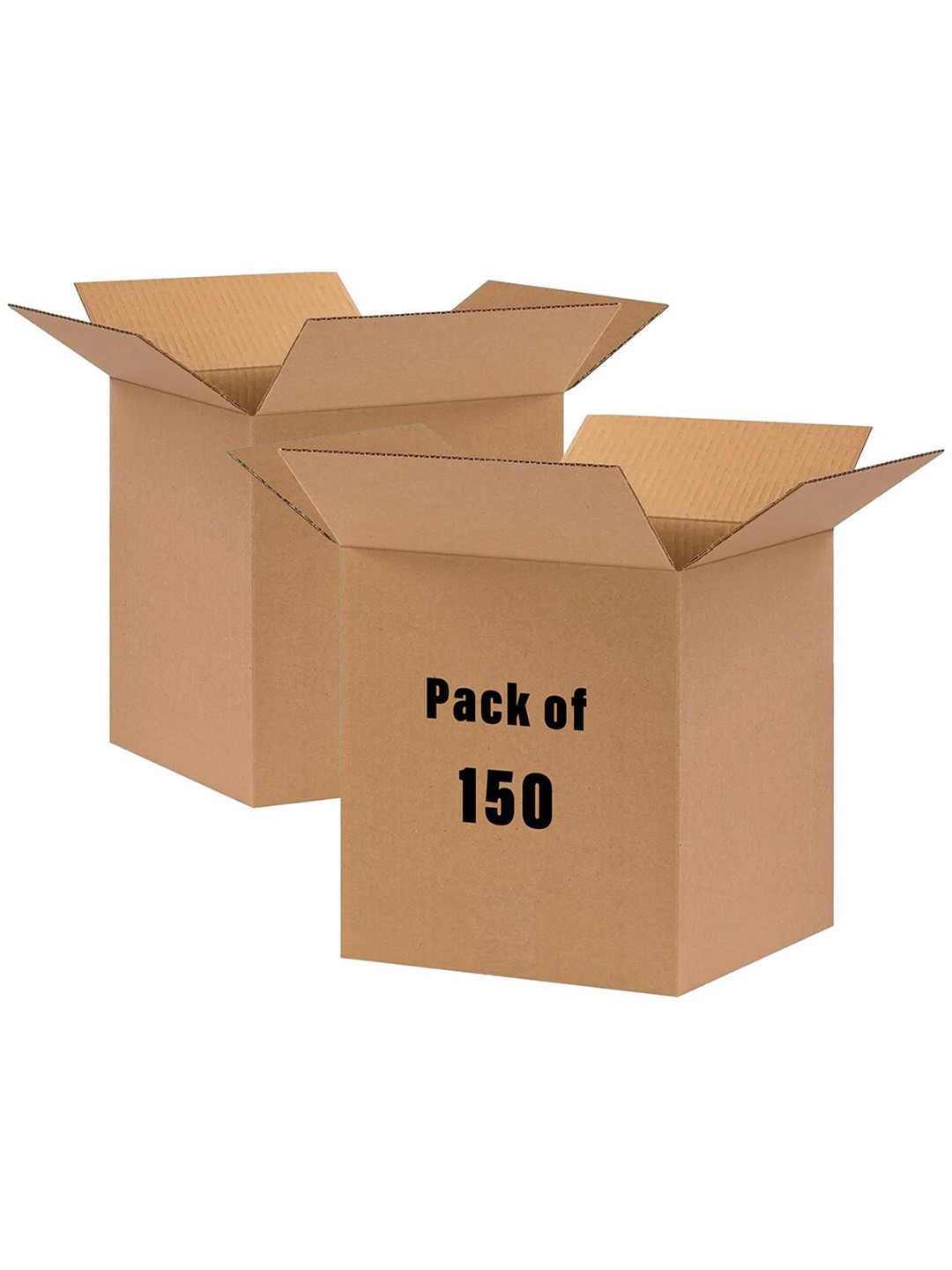 

Kuber Industries Brown 150 Pieces Corrugated Packing Storage Box