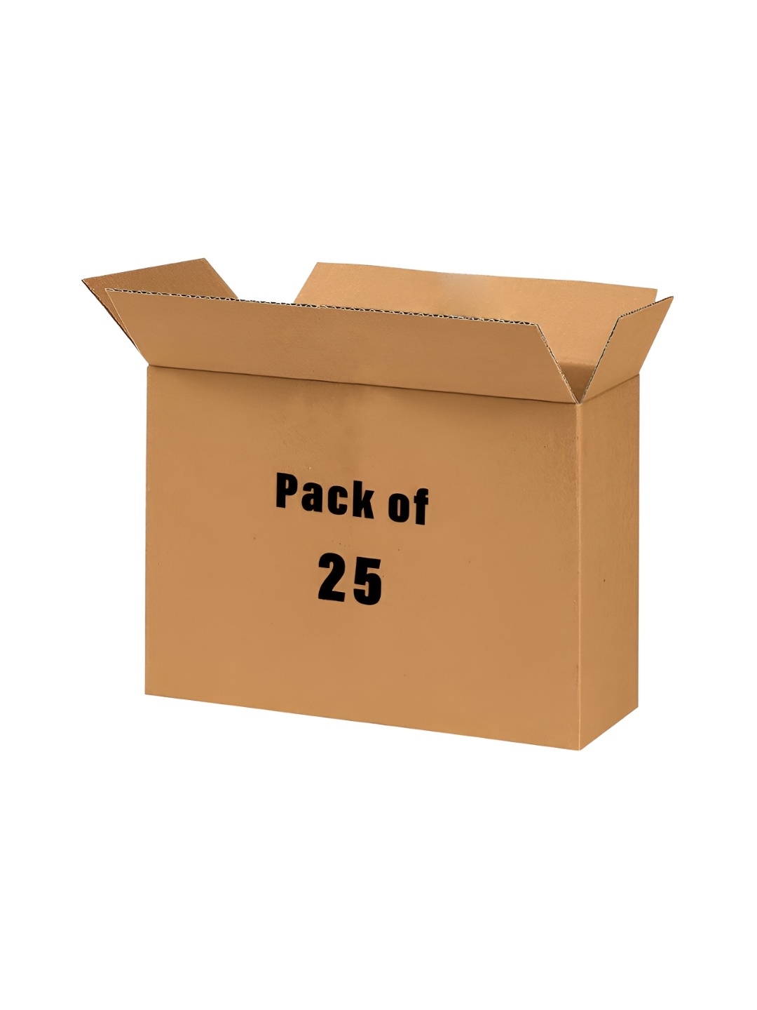

Kuber Industries Brown Set Of 25 Corrugated Packing Storage Box