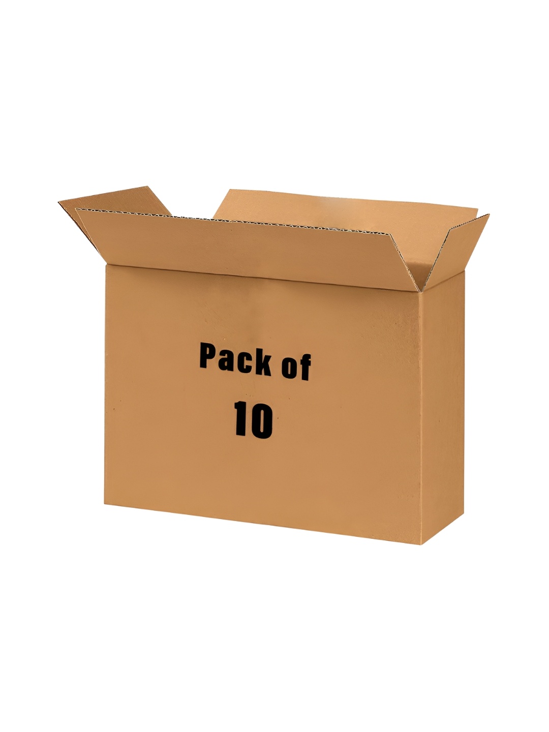 

Kuber Industries Brown Set Of 10 Corrugated Packing Storage Box