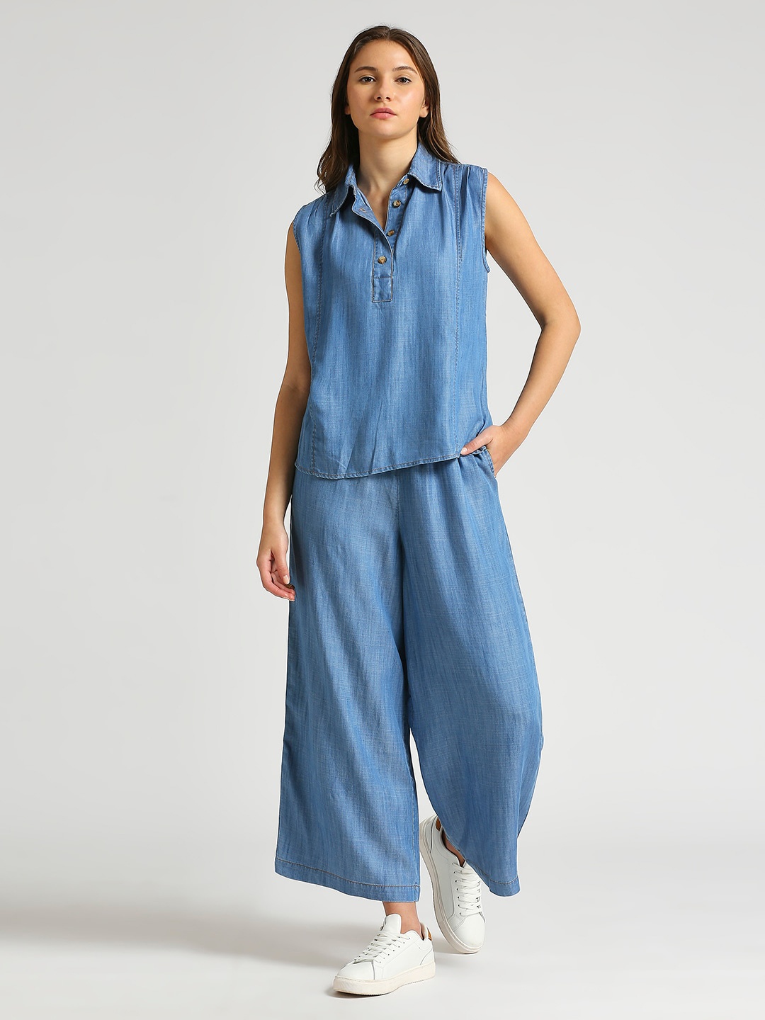 

Pepe Jeans Women Comfort Opaque Casual Shirt, Blue