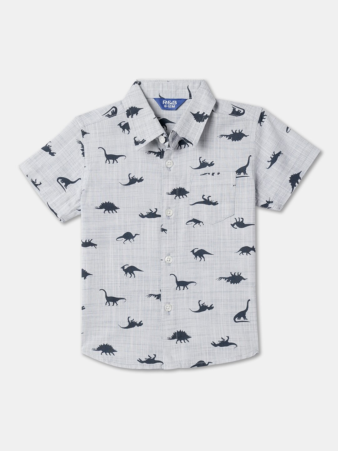 

R&B Boys Opaque Casual Shirt, Blue
