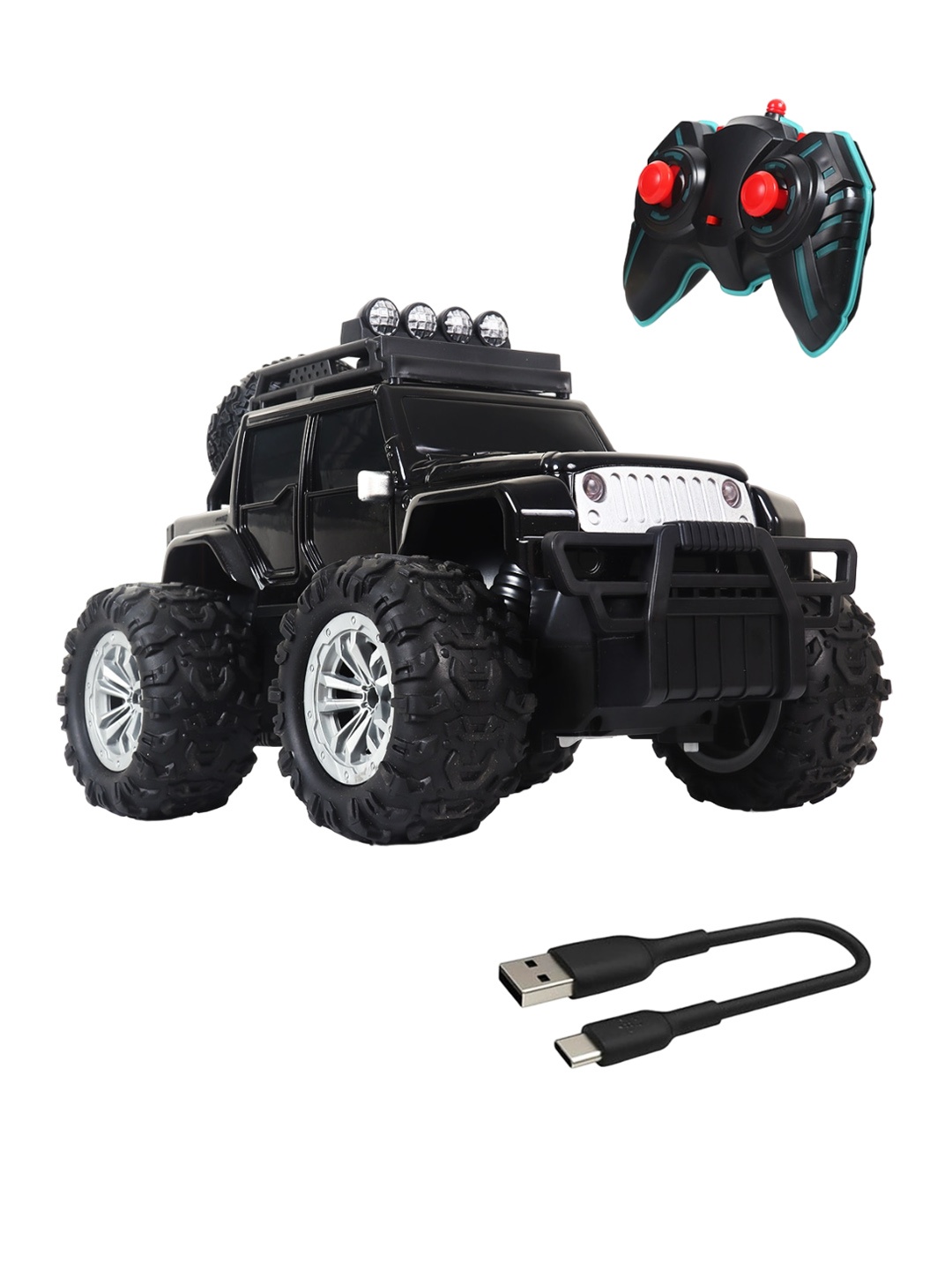 

WEMBLEY Kids Rechargeable Remote Control Car, Black