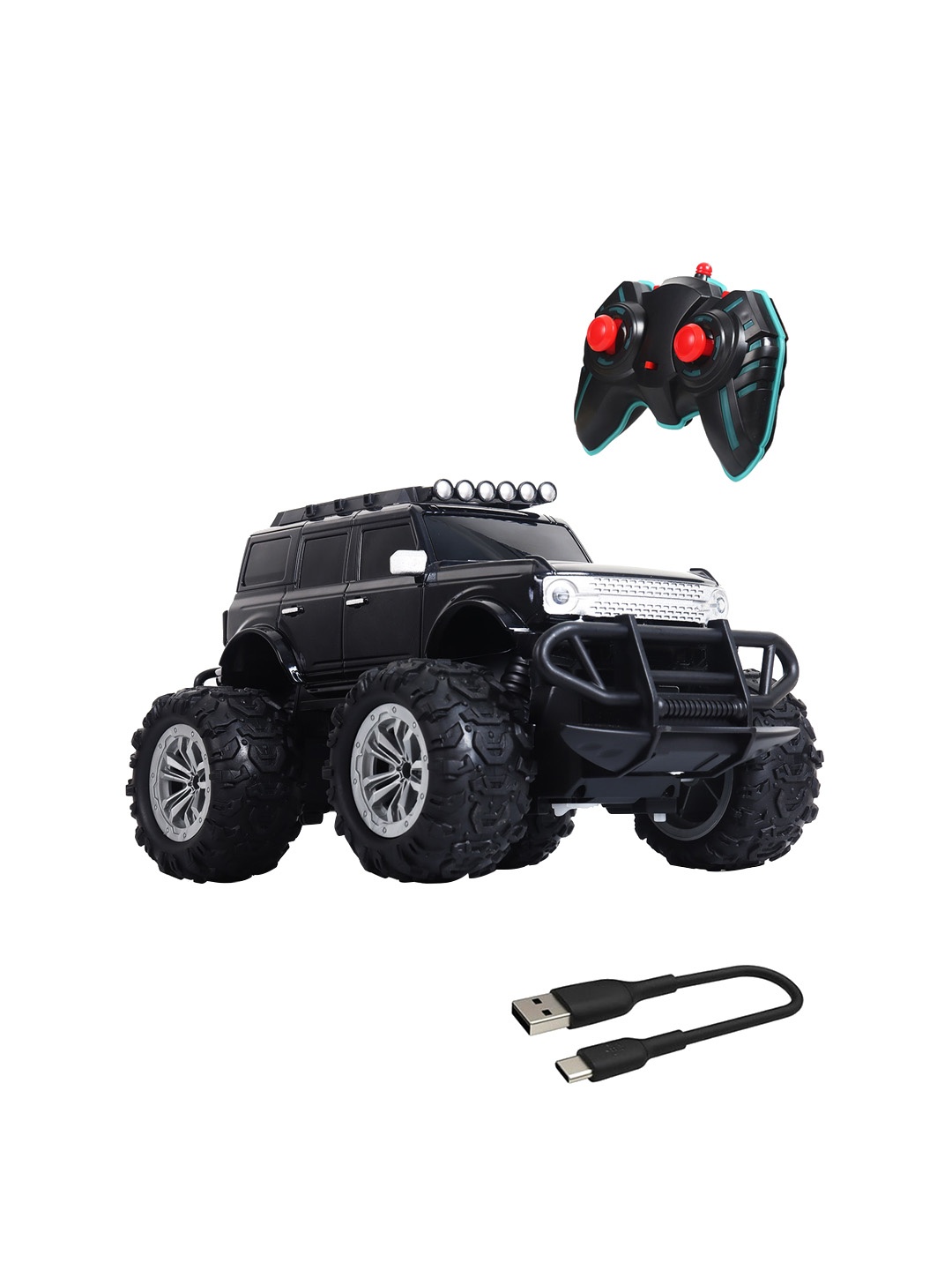 

WEMBLEY Kids Black Rechargeable Remote Control Car