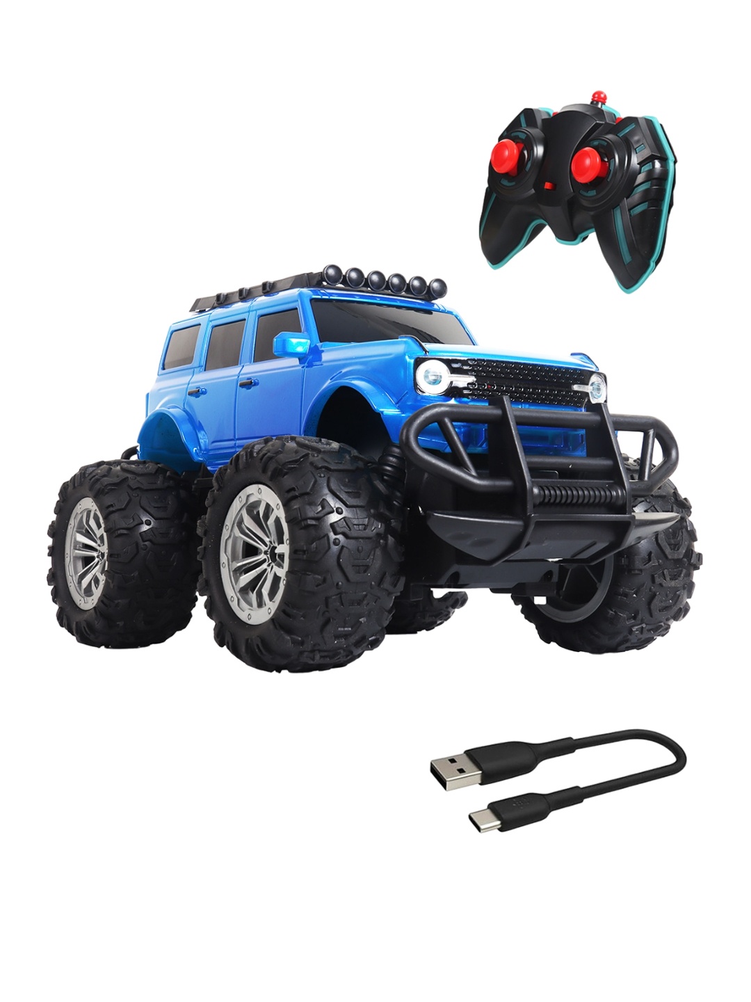 

WEMBLEY Kids Rechargeable Remote Control Car Toy, Blue