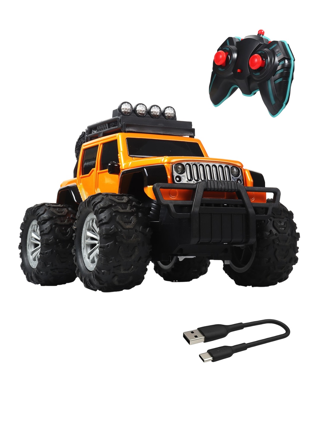 

WEMBLEY Kids Rechargeable Remote Control Car Toy, Orange