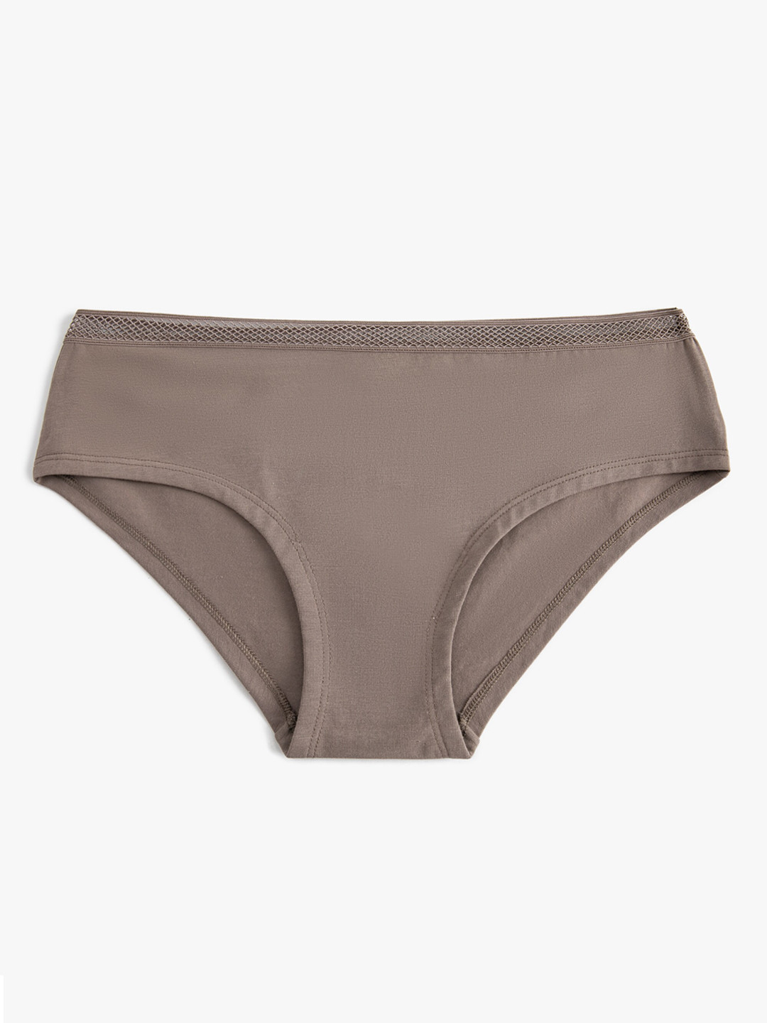 

Koton Breathability High-Rise Hipster Briefs 8684286014917, Grey