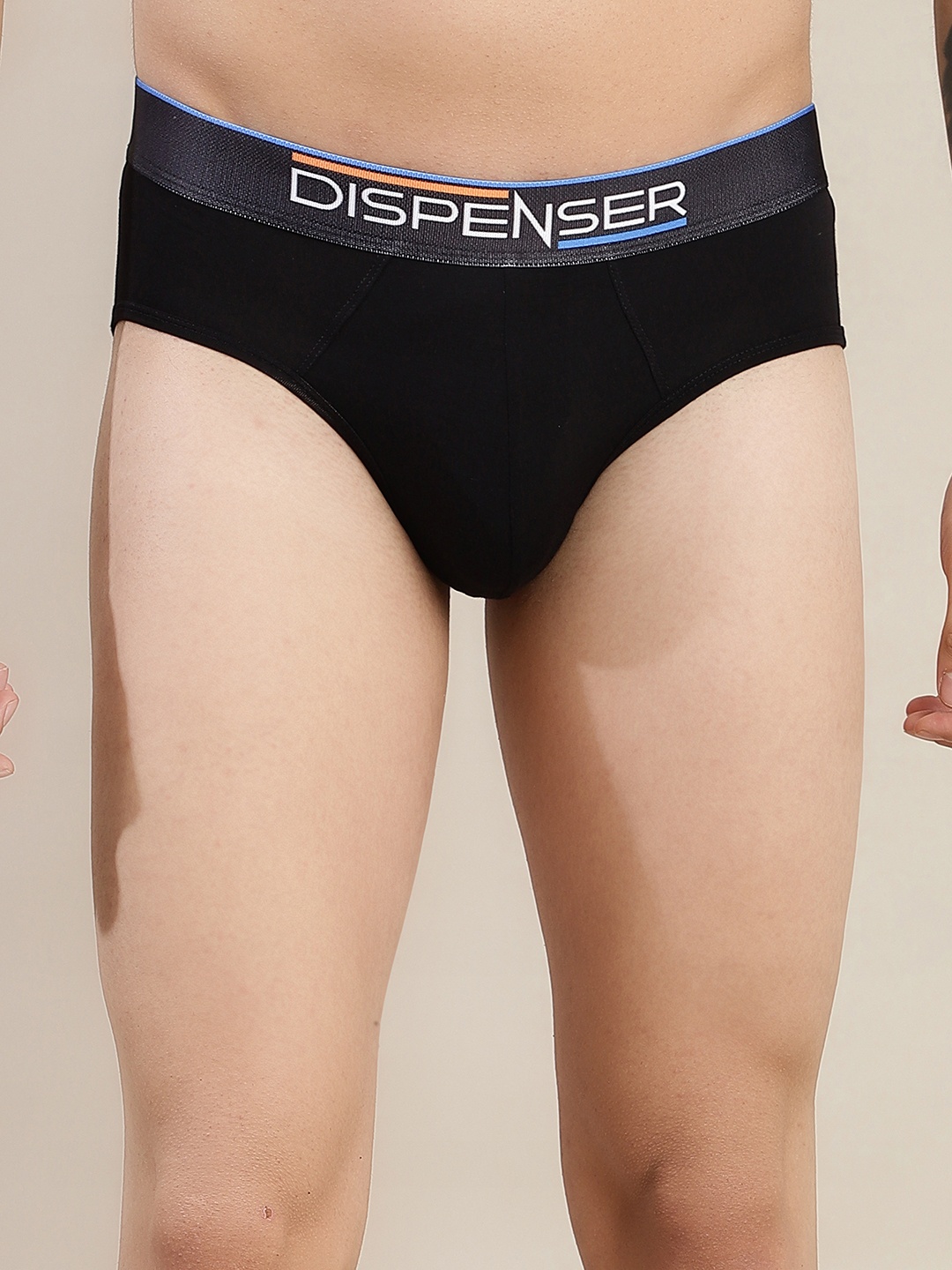 

DISPENSER Men Mid-Rise Anti Bacterial Briefs S2-Brief-Black-M
