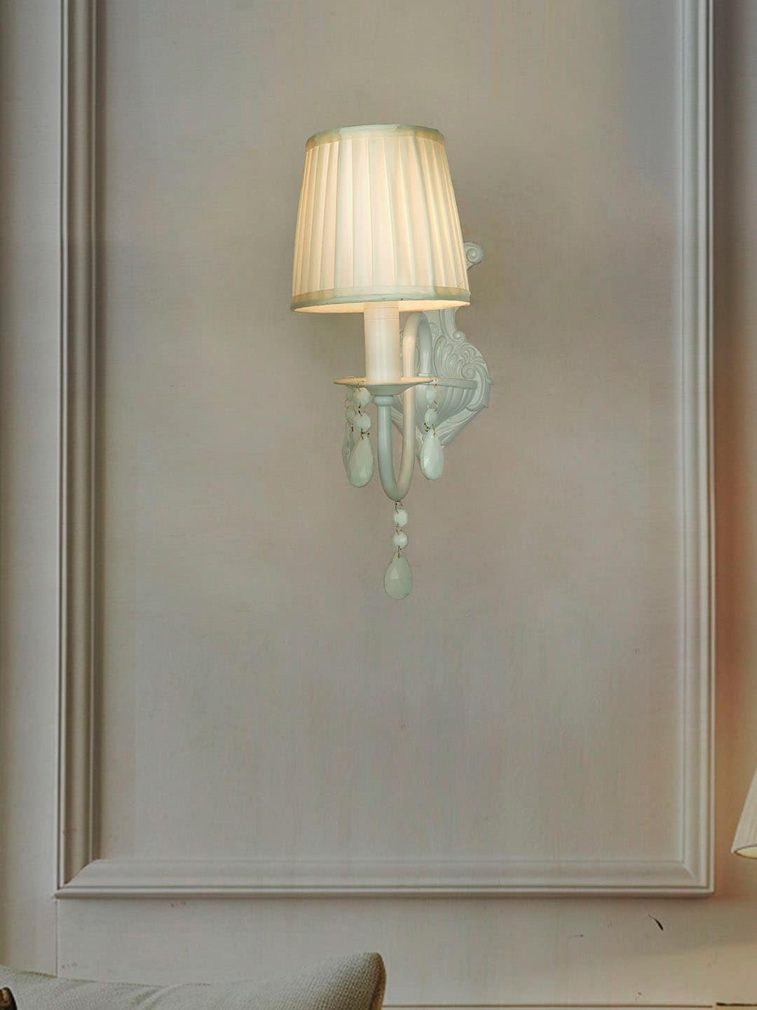 

Fos Lighting White Metal Frustum Quirky Wall Lamps