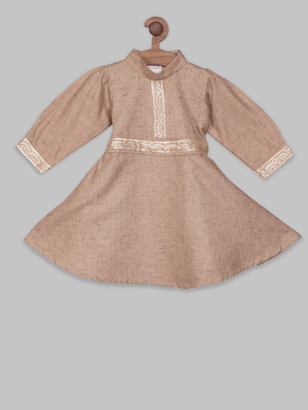 

BAESD Print A-Line Dress, Khaki