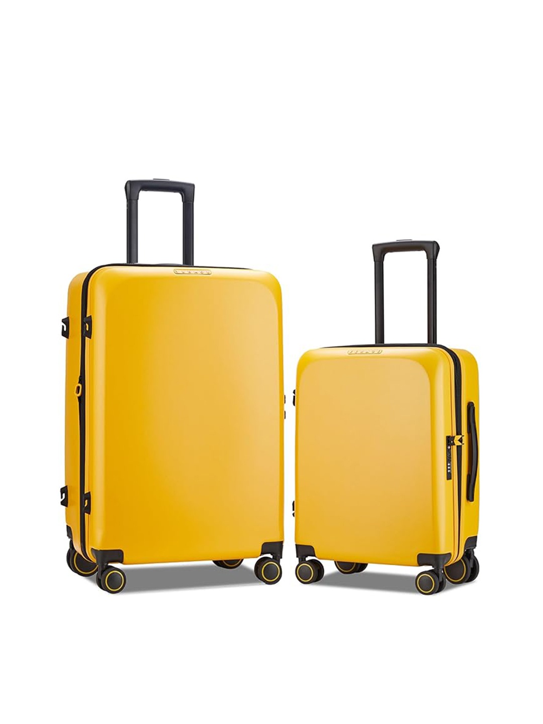 

VERAGE Freeland Set Of 2 Lightweight Hard Sided Trolley Bag, Yellow