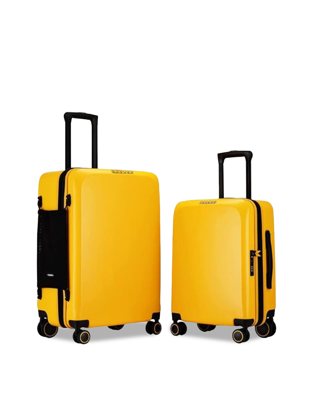 

VERAGE Freeland Set Of 2 Lightweight Hard Sided Trolley Bag, Yellow