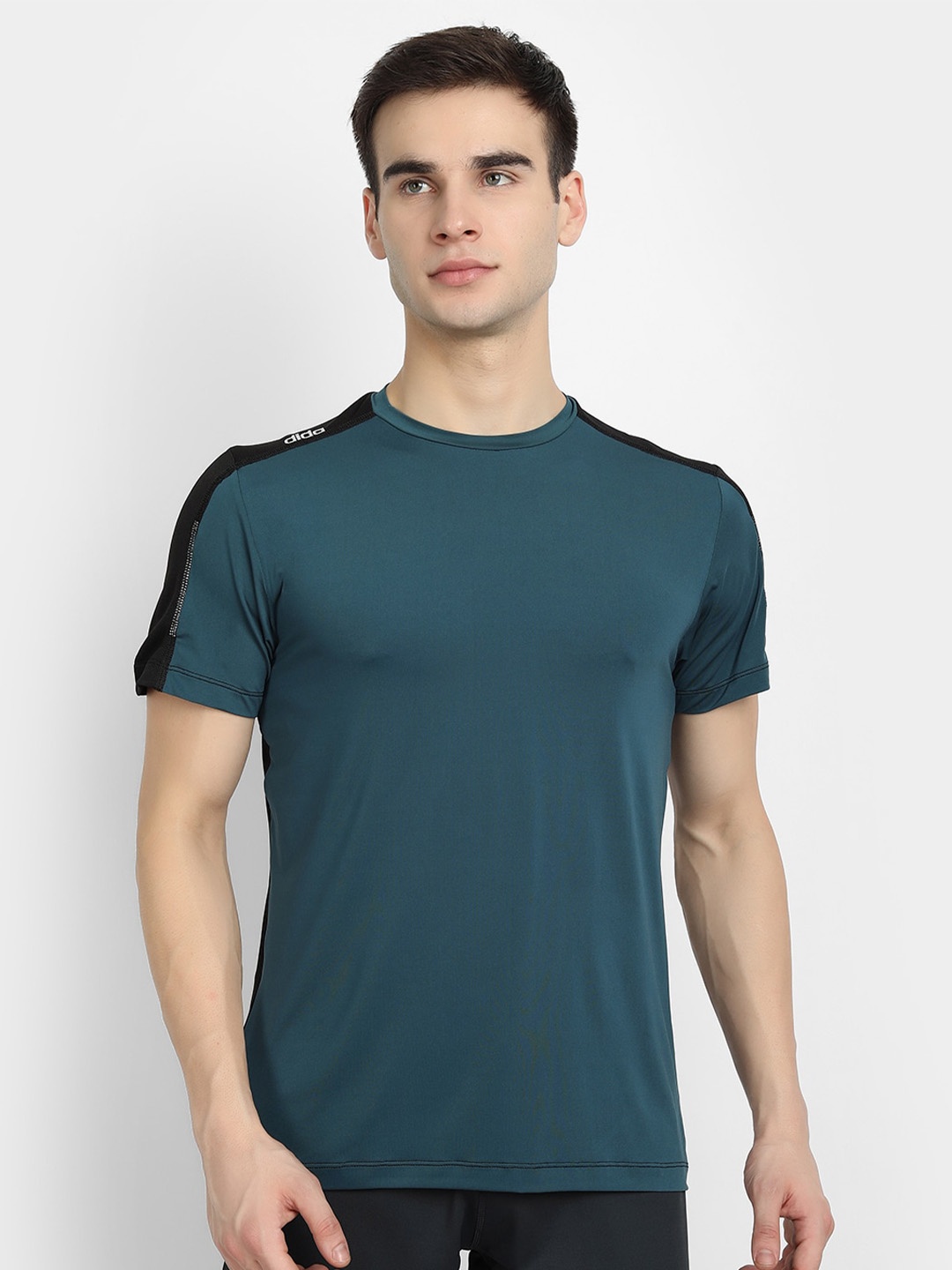 

DIDA Men Dri-FIT Applique T-shirt, Blue