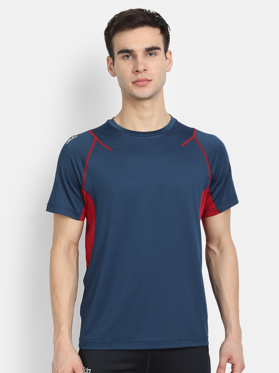 

DIDA Men Dri-FIT Cut Outs T-shirt, Blue