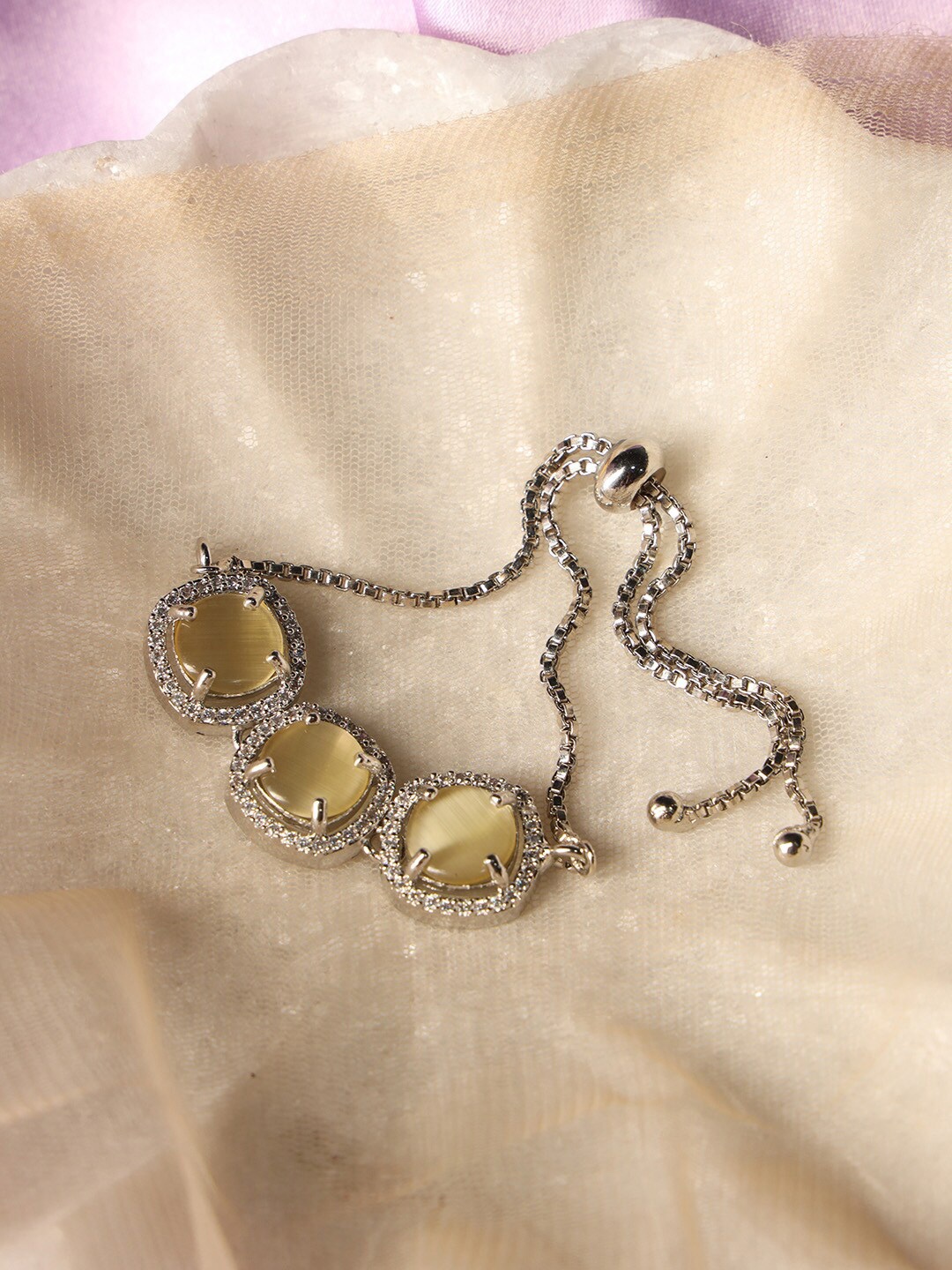 

justpeachy Silver Plated Link Bracelet