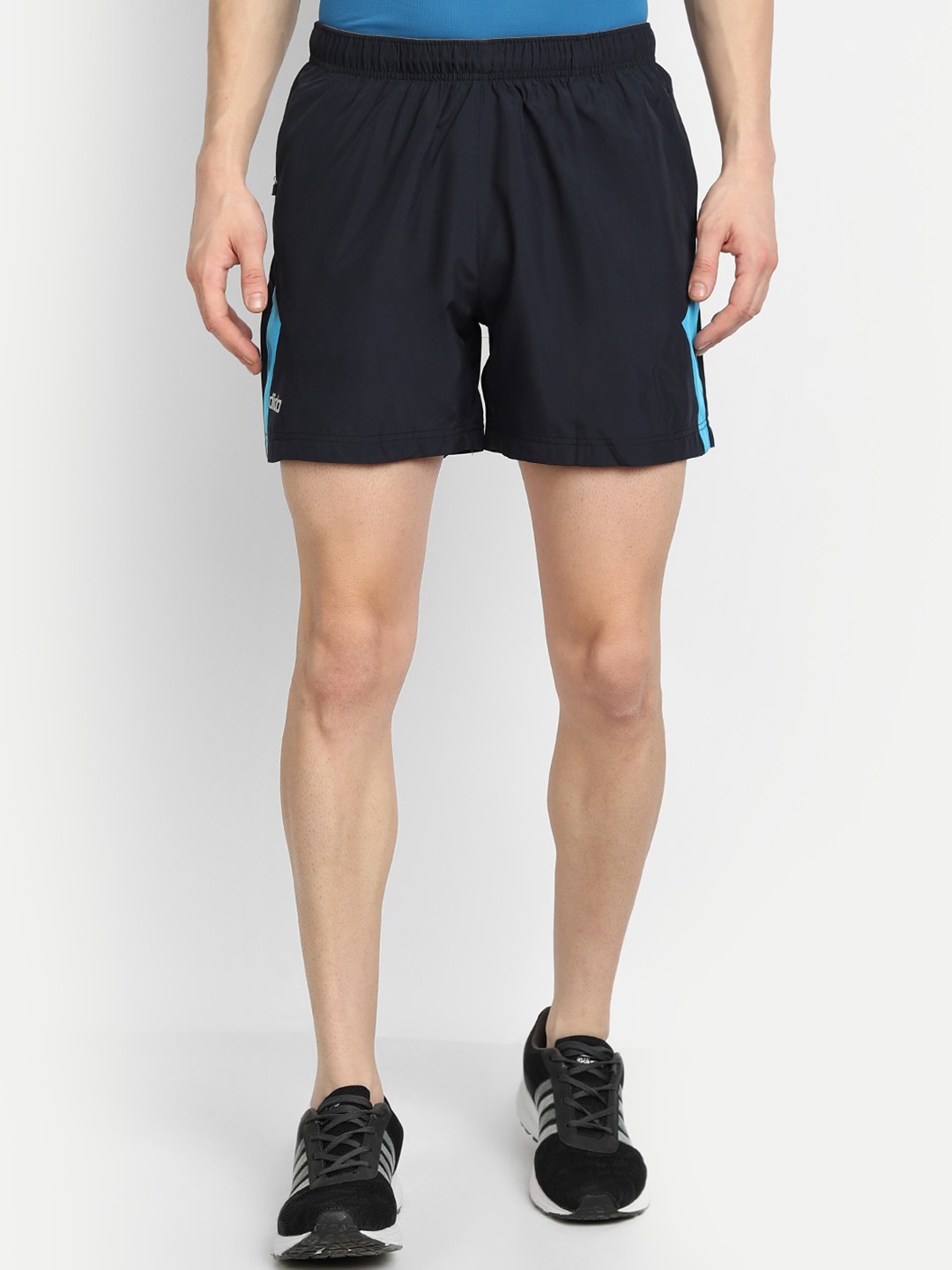 DIDA Men Lightweight Quick Dry Stretchable Sports Shorts, Navy blue
