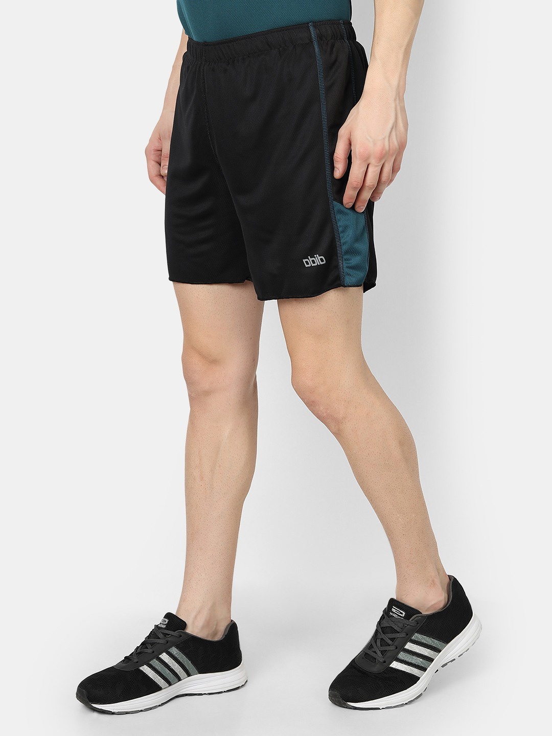 DIDA Men Lightweight Quick Dry Stretchable Sports Shorts, Black