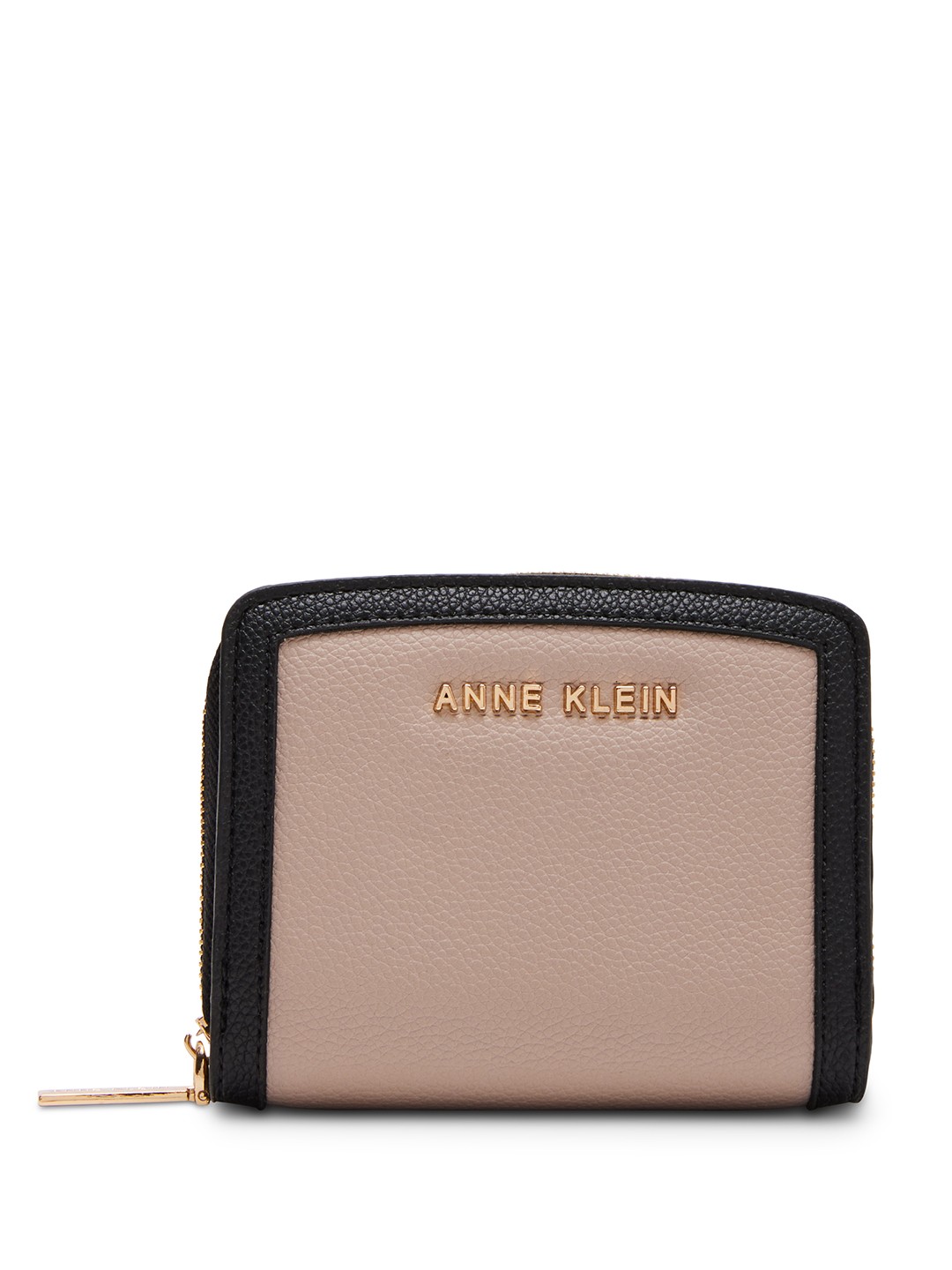 

ANNE KLEIN Women Zip Around Wallet, Beige