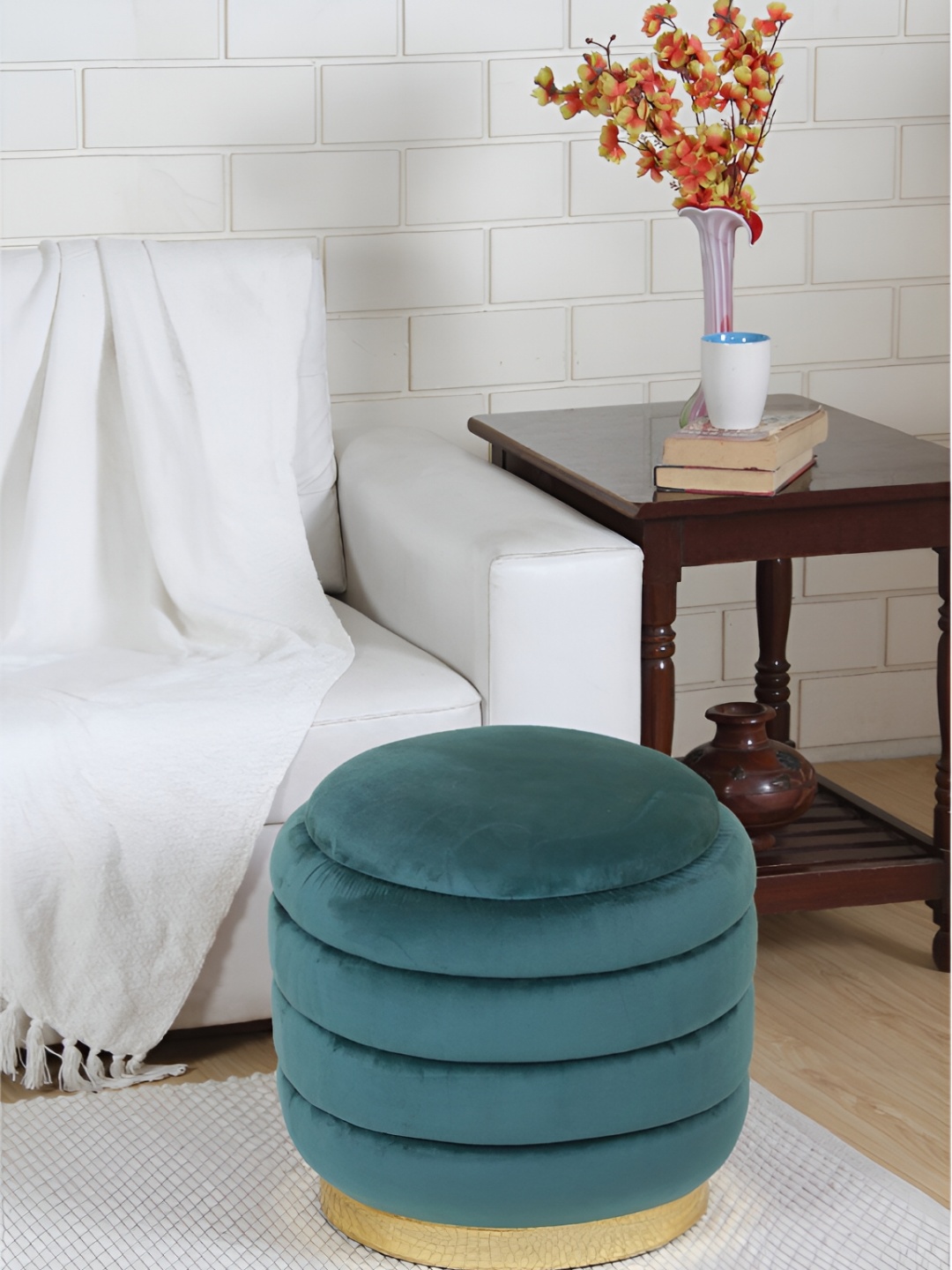 

Shadowkart Green Pouffes Sitting Mudda Puffies Stool
