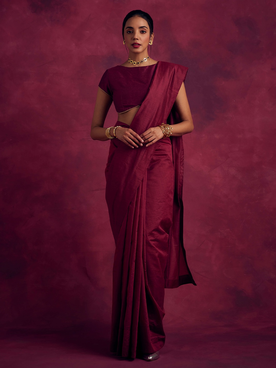 

Abhishti Banarasi Saree, Pink
