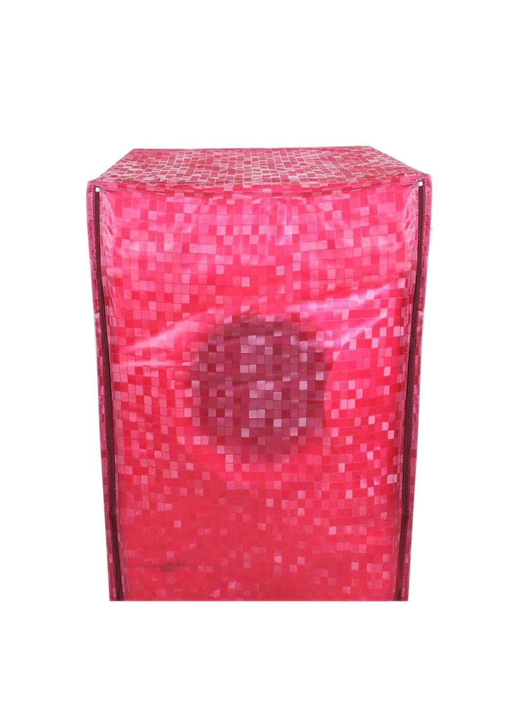 

Dakshya Industries Maroon Printed Washing Machine Cover
