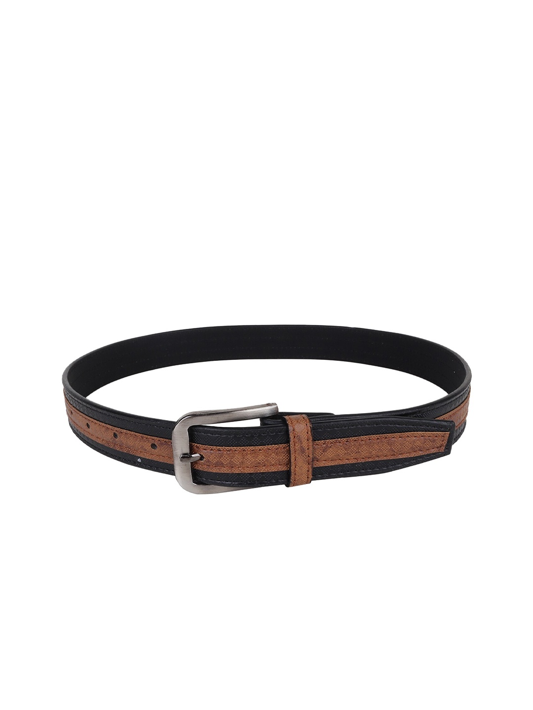 

Zacharias Boys Textured Slim Belt, Black