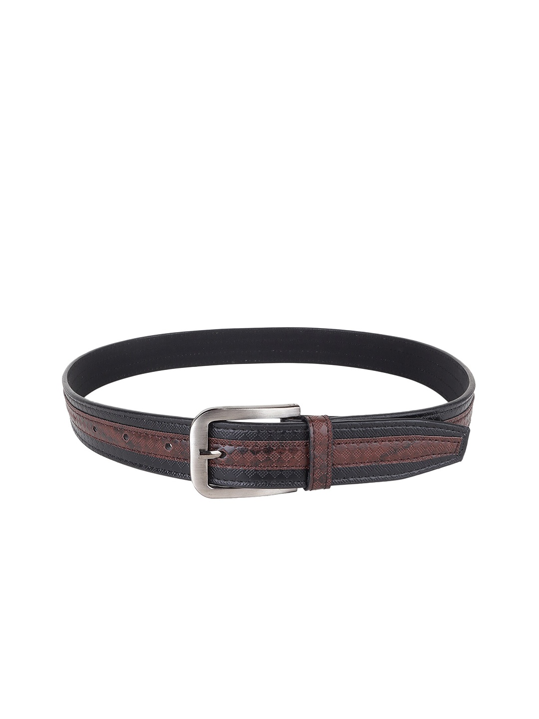 

Zacharias Boys Textured Slim Belt, Black