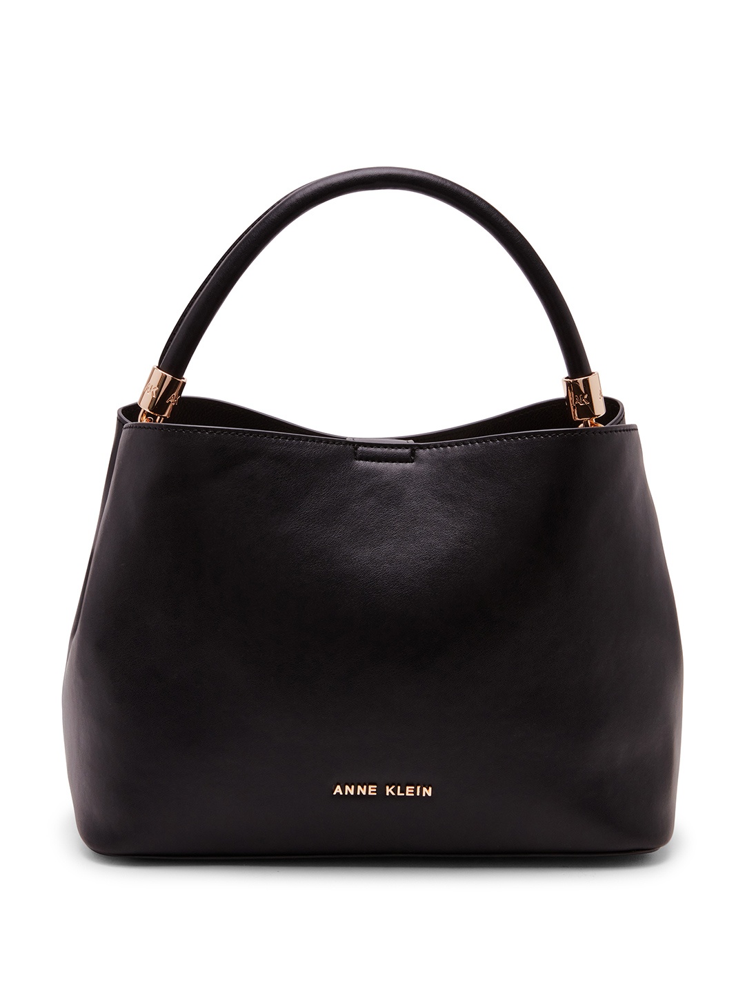 

ANNE KLEIN Structured Handheld Bag, Black