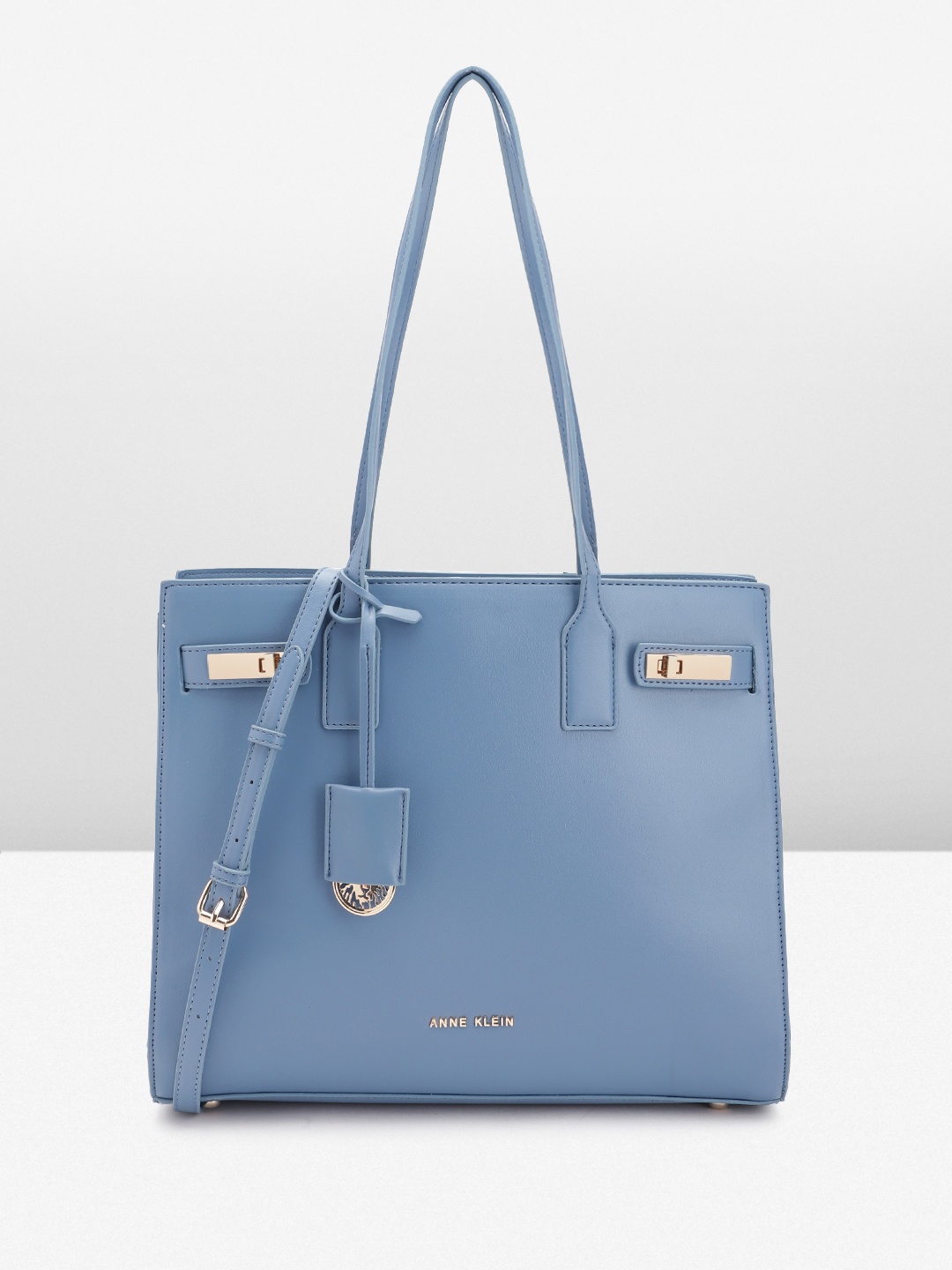 

ANNE KLEIN Structured Shoulder Bag, Blue