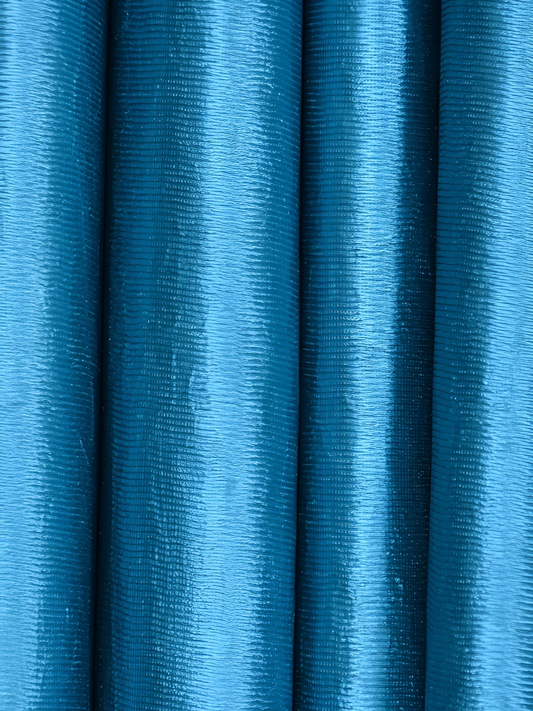 

Galaxy Home Decor Turquoise Blue Set of 3 Floral Room Darkening Window Curtain