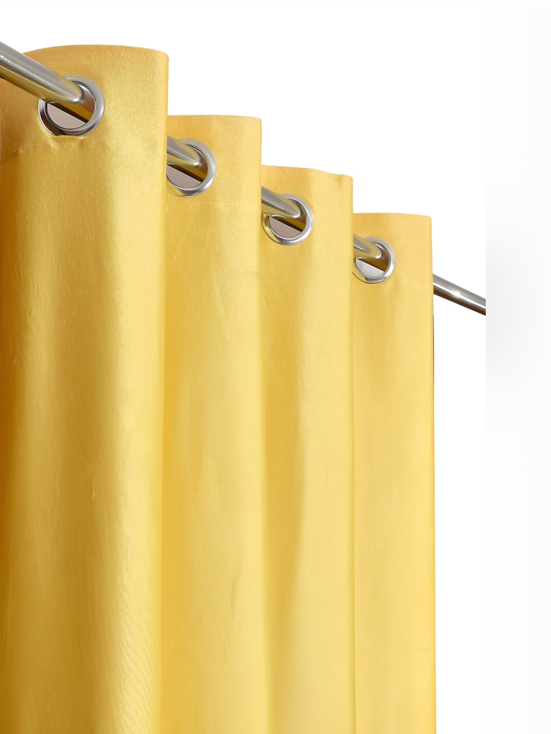 

Galaxy Home Decor Blue & Yellow Set of 2 Floral Room Darkening Door Curtain