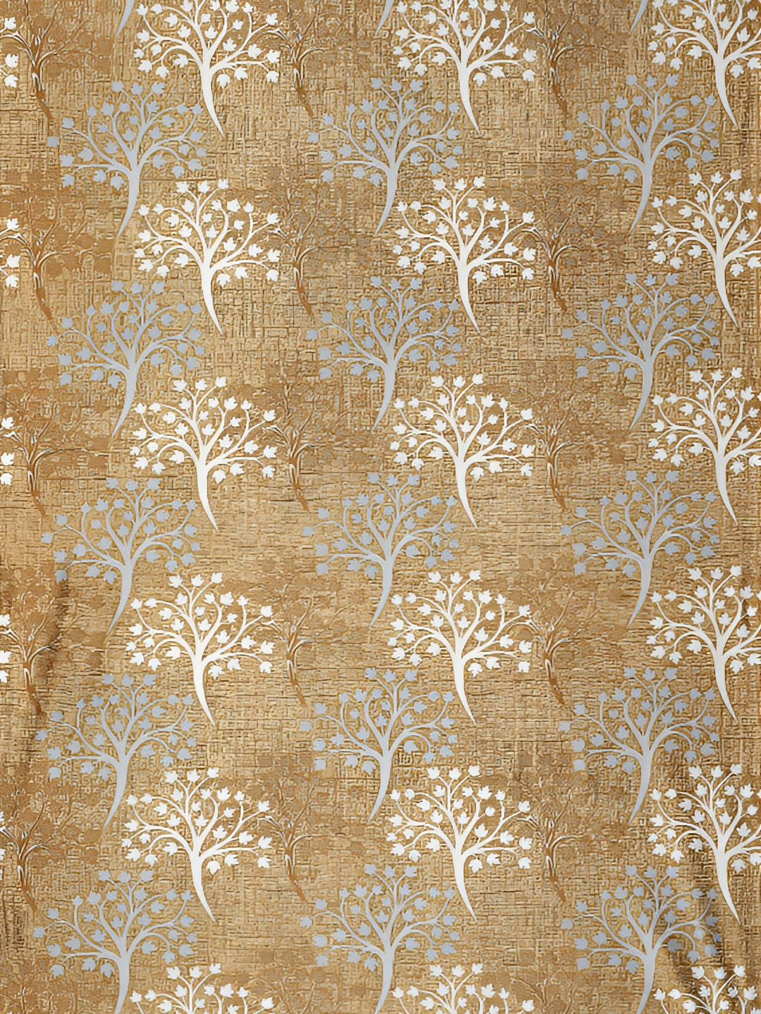 

Galaxy Home Decor Gold-Toned Floral Room Darkening Door Curtain