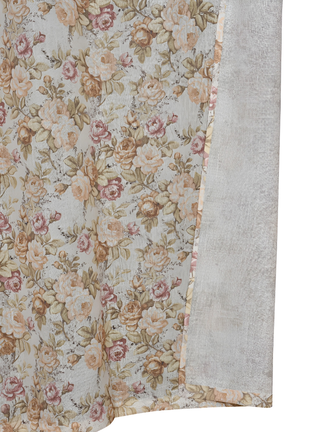 

Galaxy Home Decor Gold-Toned Set of 2 Floral Room Darkening Window Curtain