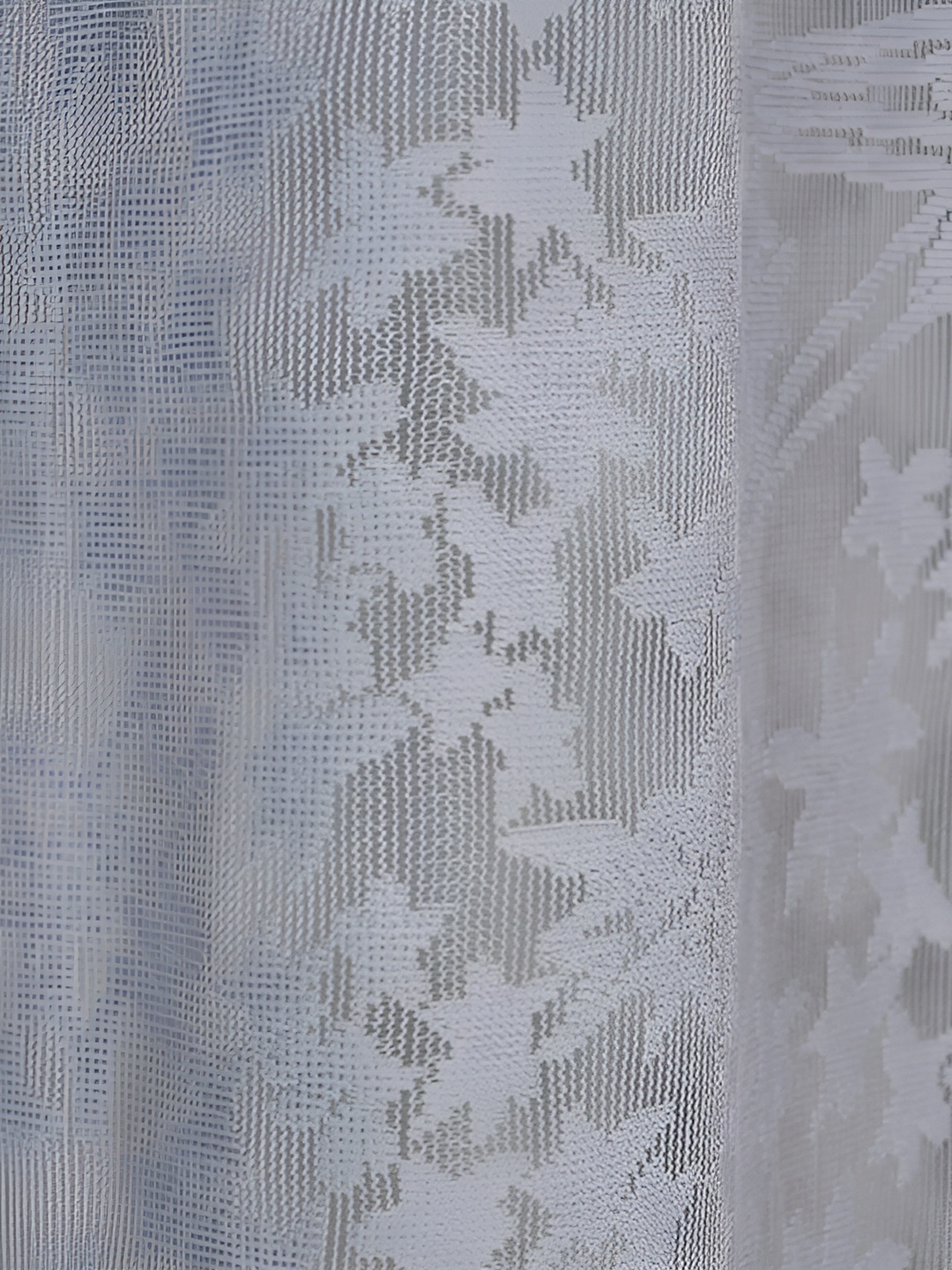 

Galaxy Home Decor Grey Set of 2 Floral Room Darkening Window Curtain