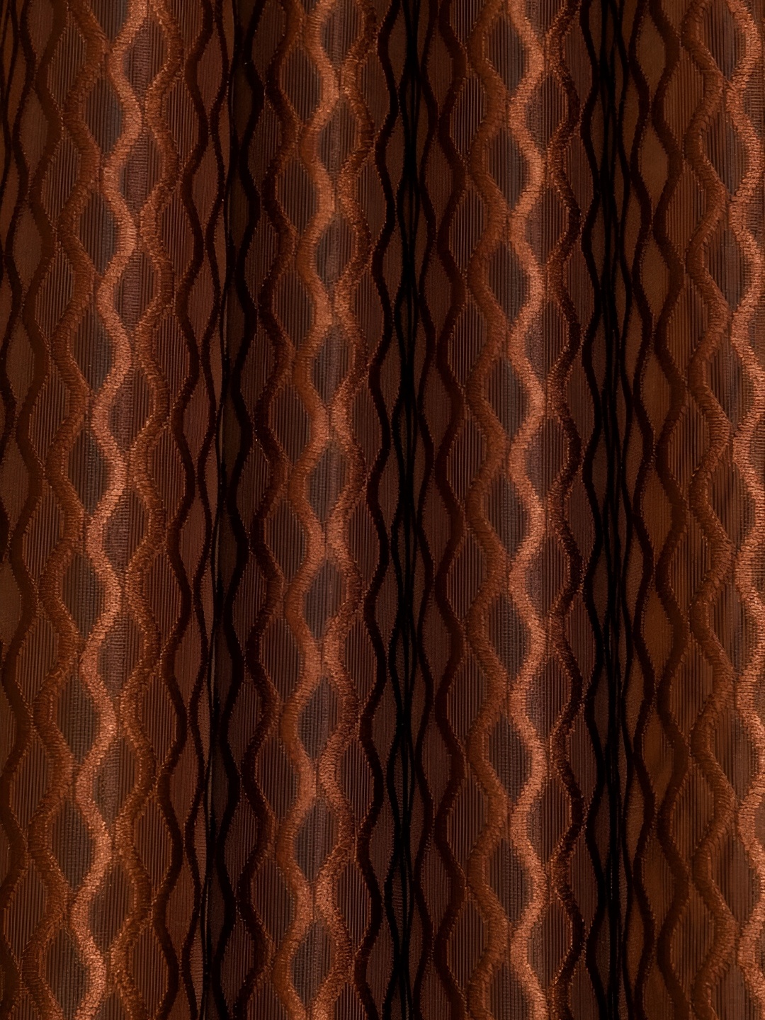 

Galaxy Home Decor Brown Set of 2 Floral Room Darkening Door Curtain