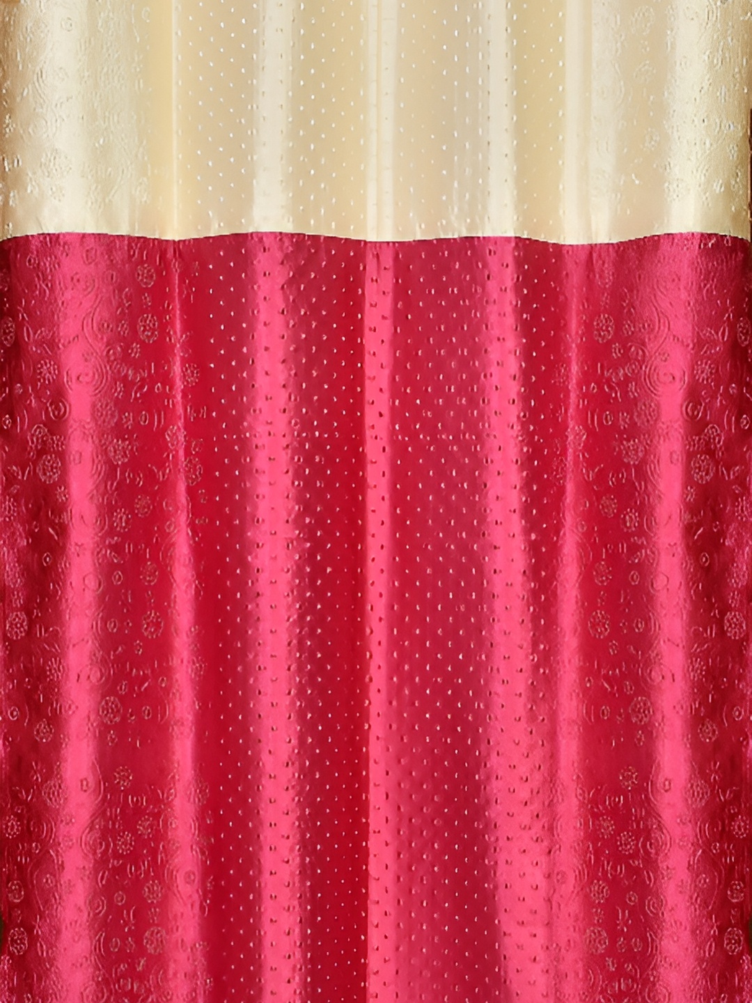

Galaxy Home Decor Pink Floral Room Darkening Window Curtain