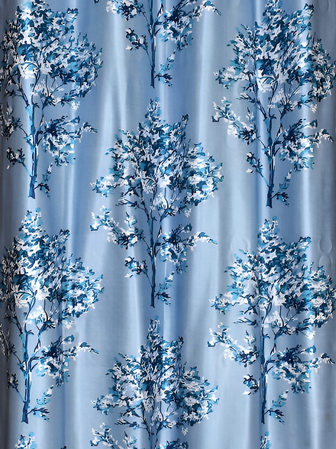 

Galaxy Home Decor Turquoise Blue Floral Room Darkening Door Curtain