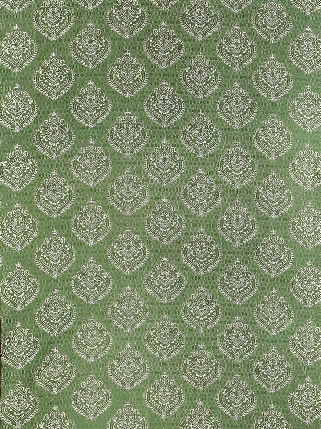 Galaxy Home Decor Green Set of 3 Floral Room Darkening Window Curtain