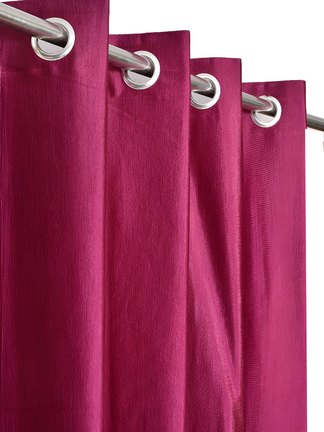 

Galaxy Home Decor Burgundy Set of 3 Floral Room Darkening Door Curtain