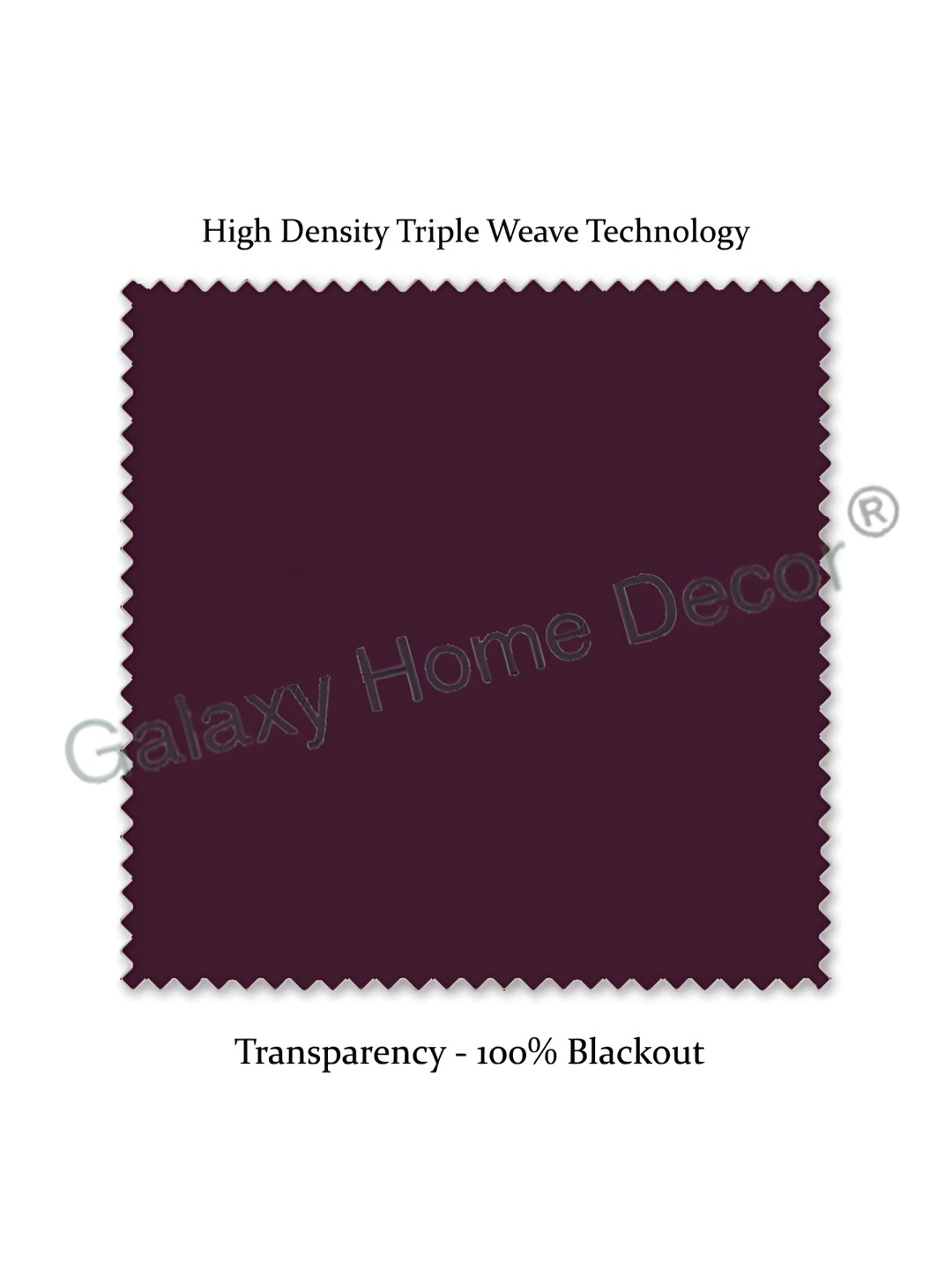 

Galaxy Home Decor Burgundy Floral Room Darkening Window Curtain