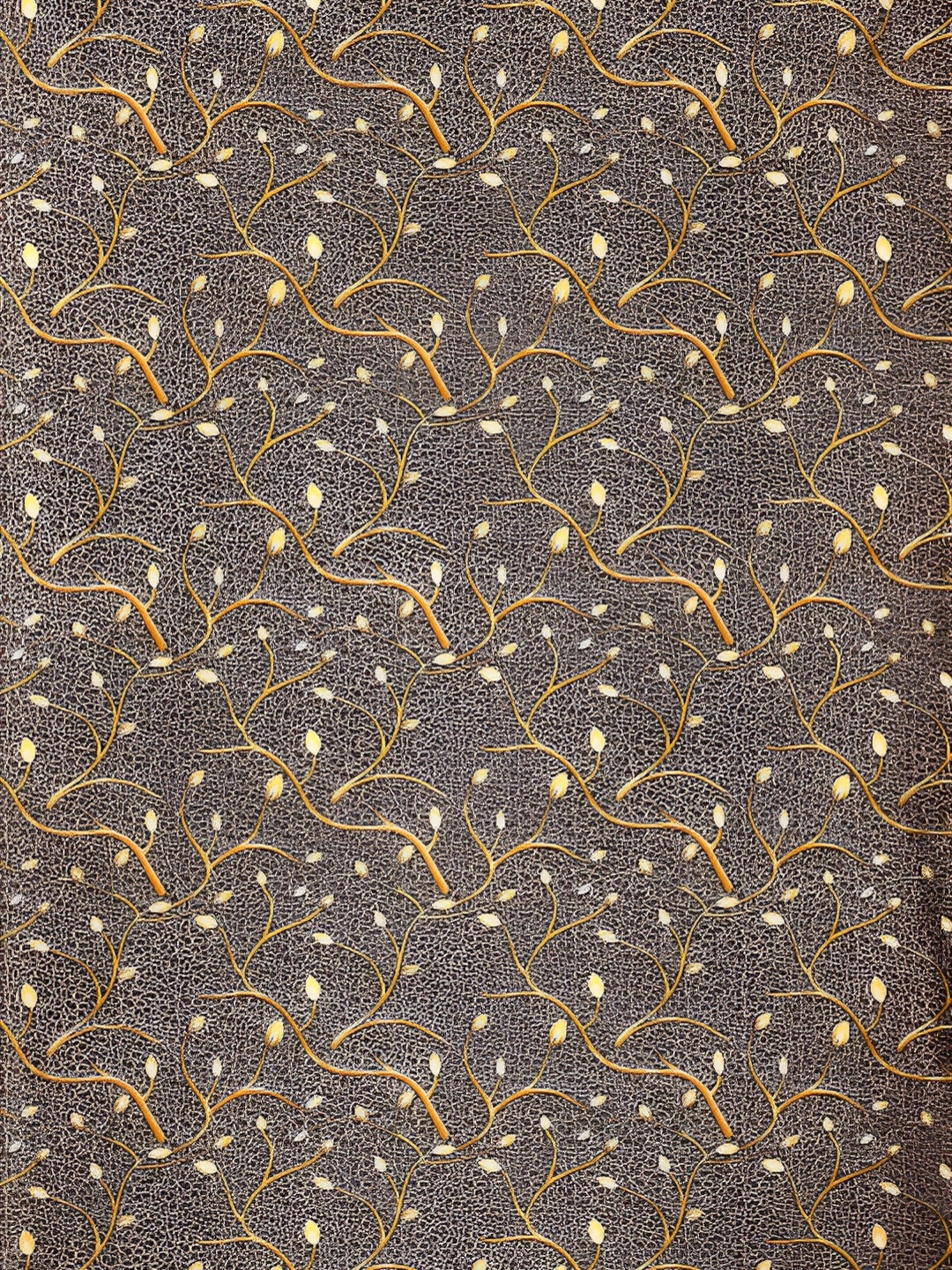 

Galaxy Home Decor Brown Floral Room Darkening Window Curtain