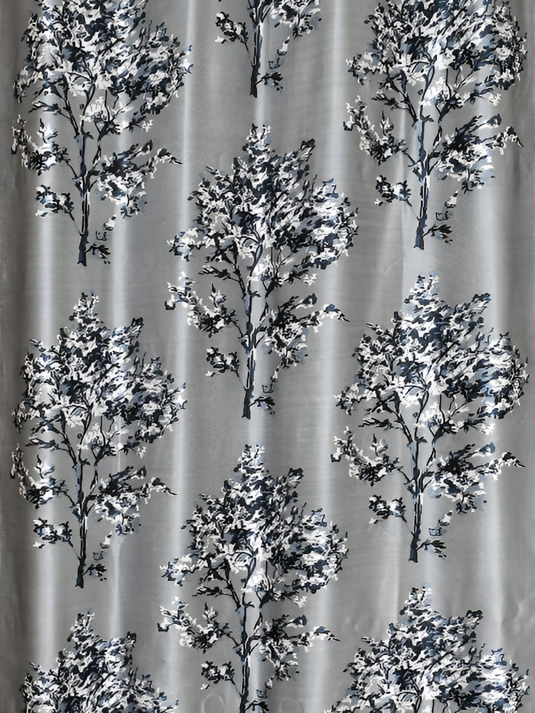 

Galaxy Home Decor Grey Floral Room Darkening Door Curtain