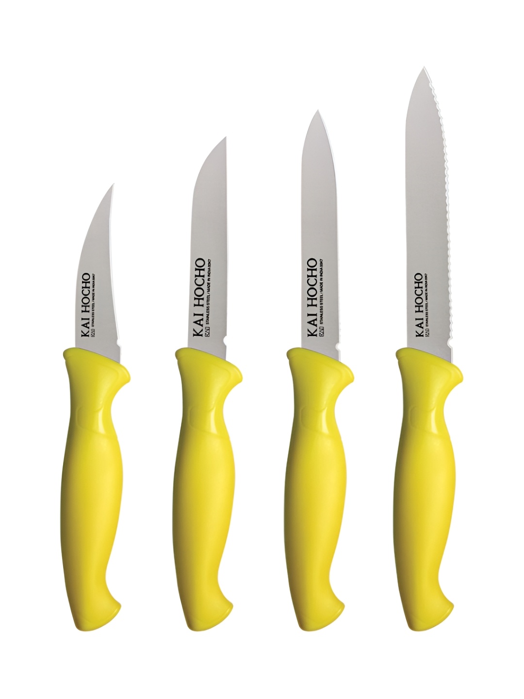 

KAI Yellow & White 4 Pieces Stainless Steel Knife