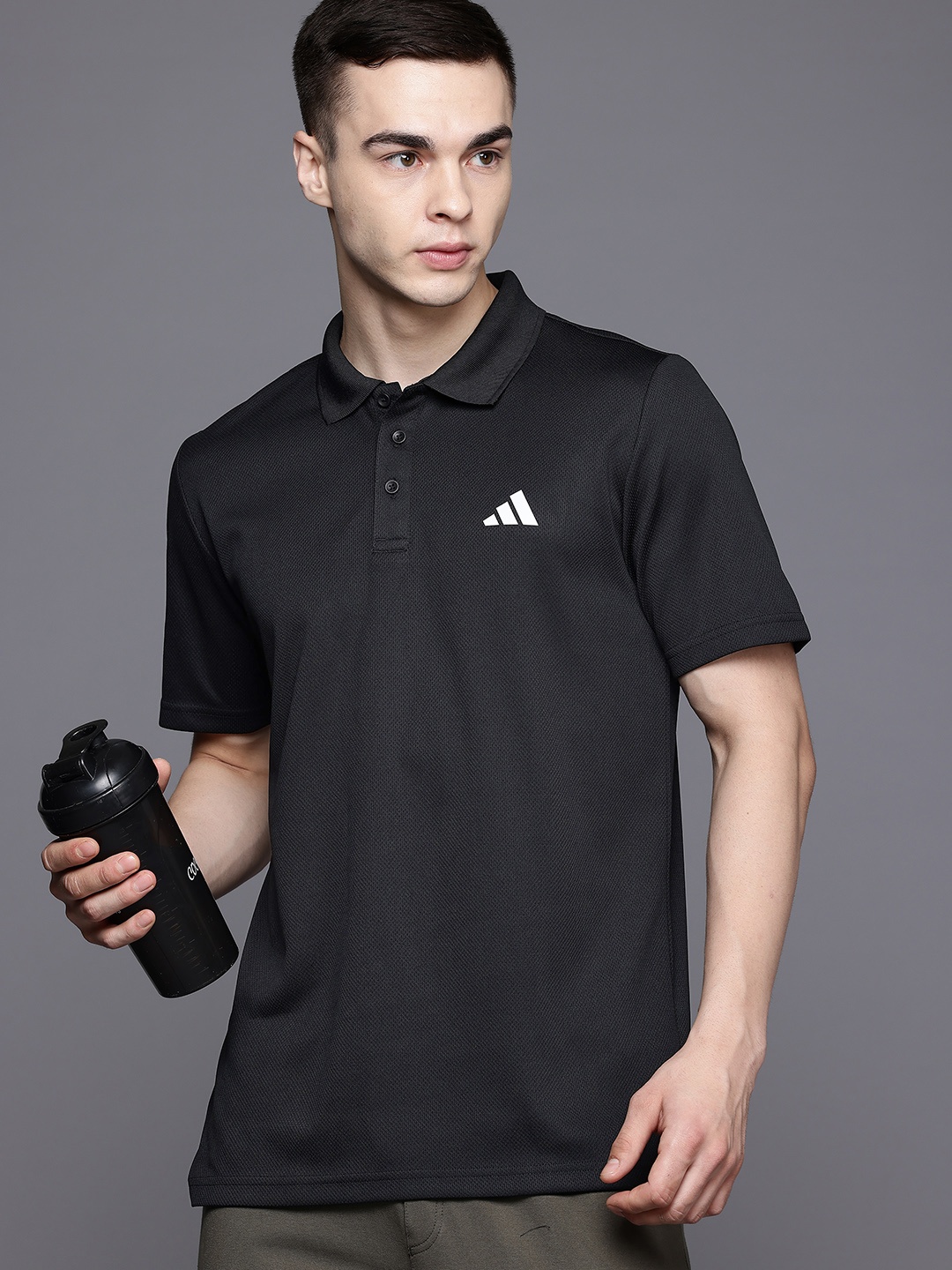 

ADIDAS Training Essential Polo T-shirt, Black