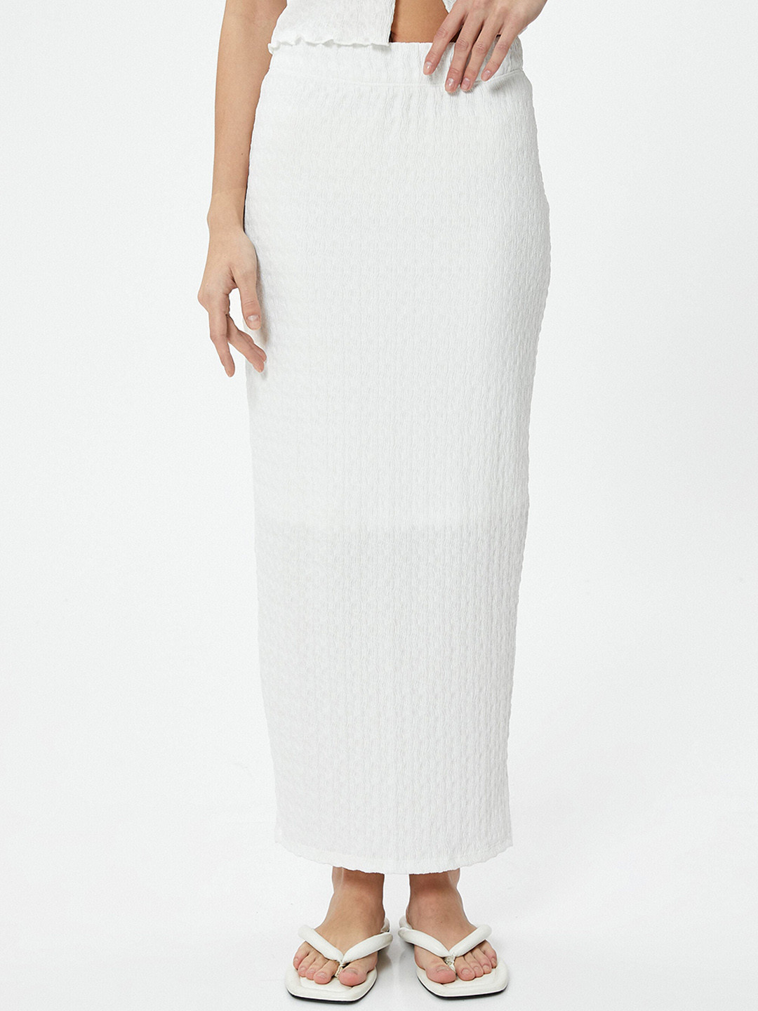 

Koton Straight Maxi Skirt, White