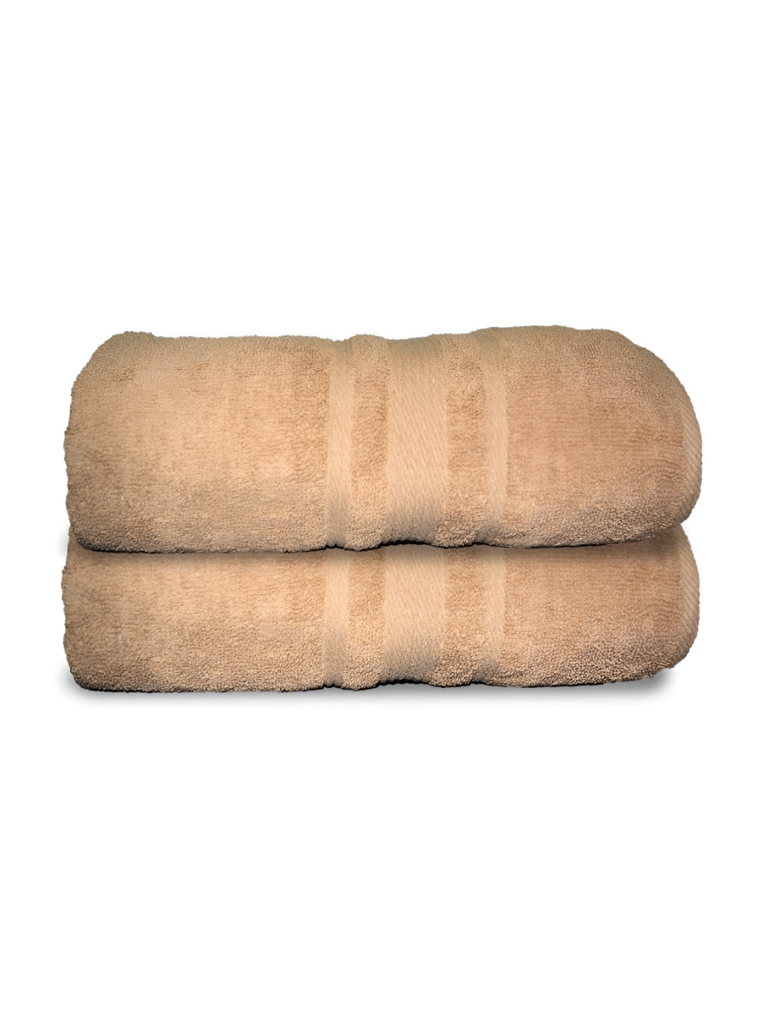 

Athom Living Beige 2 Pieces Terry Cotton 500 GSM Bath Towels