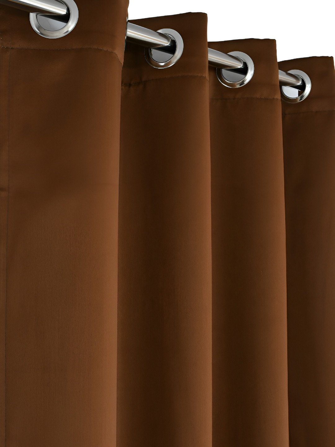 

Galaxy Home Decor Brown Set of 2 Floral Room Darkening Window Curtain