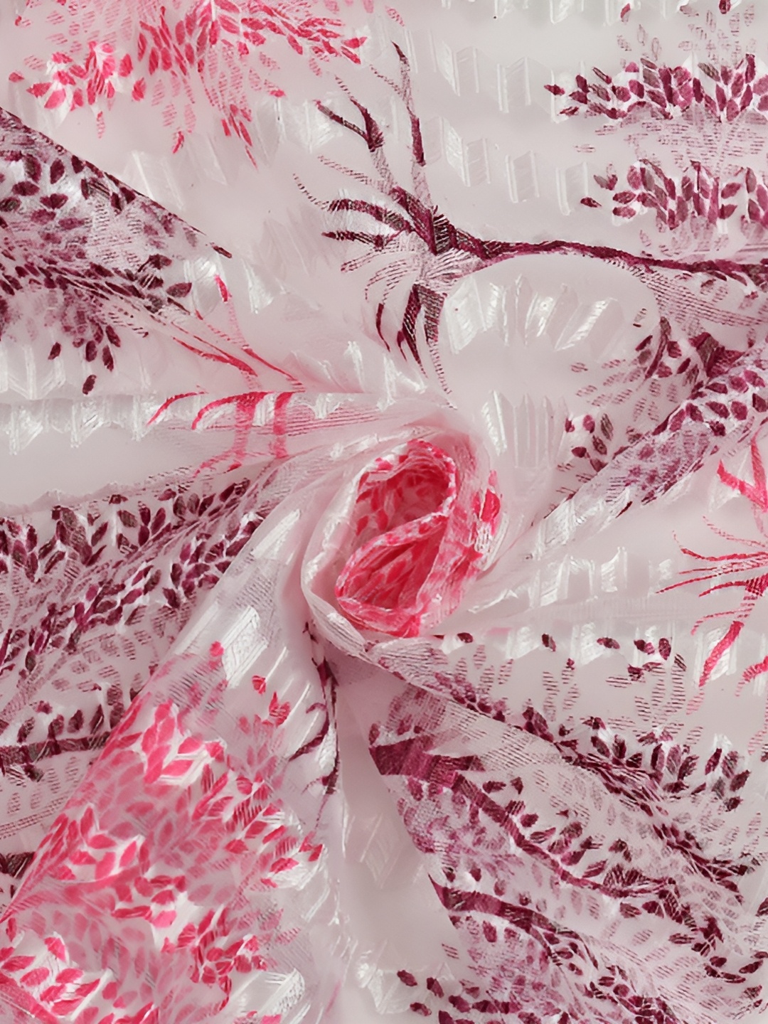 

Galaxy Home Decor Pink Floral Room Darkening Window Curtain