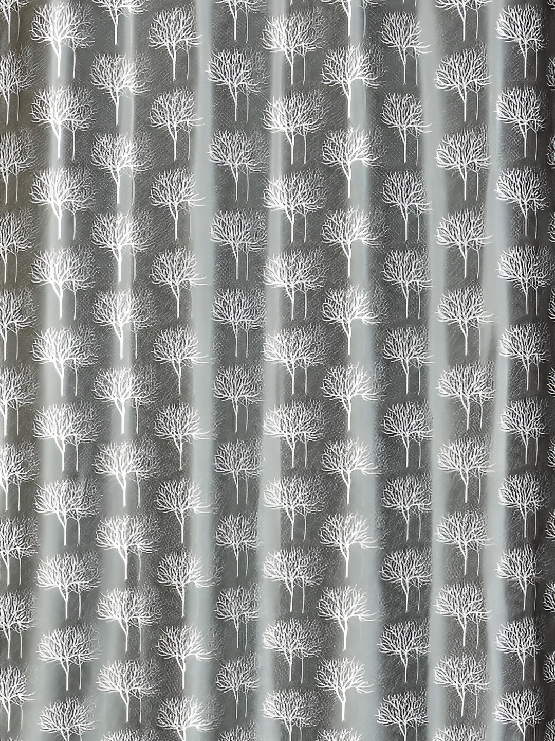 

Galaxy Home Decor Grey Set of 2 Floral Room Darkening Long Door Curtain